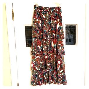Junee multicolored layer skirt
